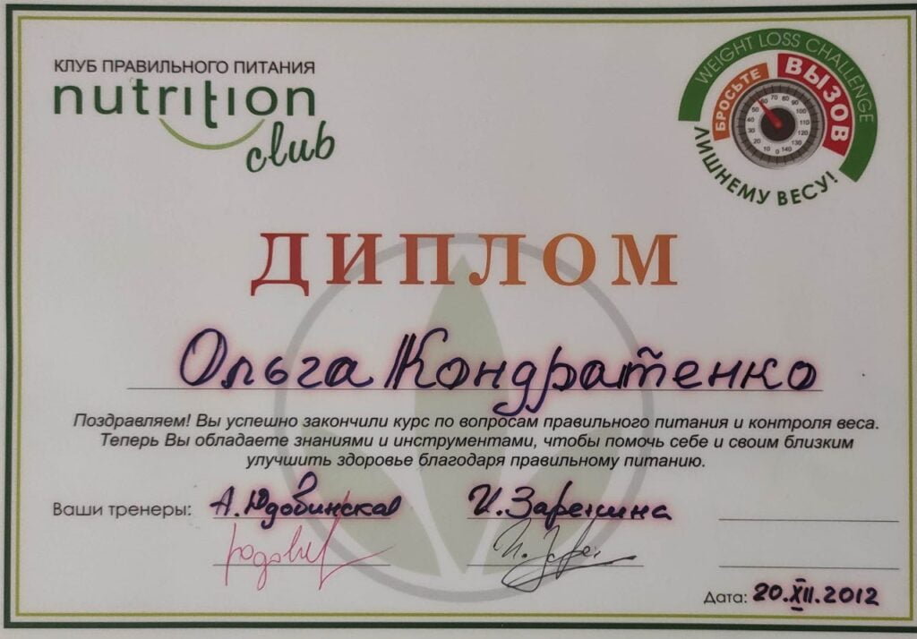 Кондратенко Ольга