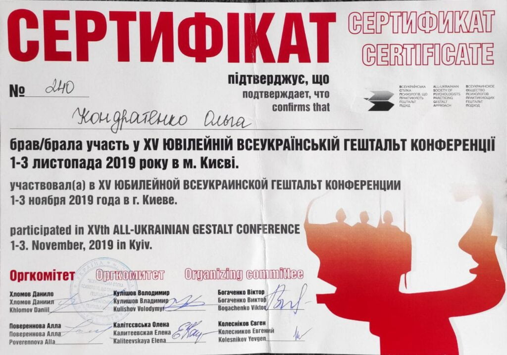 Кондратенко Ольга