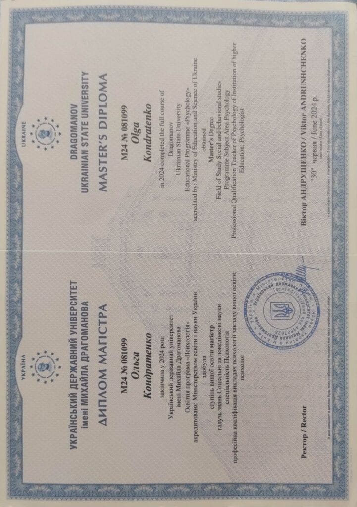 Кондратенко Ольга